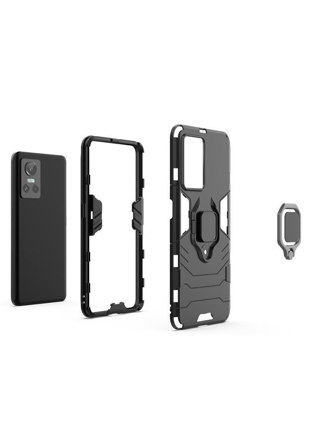 اس-توب جراب هاتف Realme GT Neo3 مقاوم للصدمات من البولي كربونات + جراب هاتف مزود بحامل من مادة TPU - Image 5