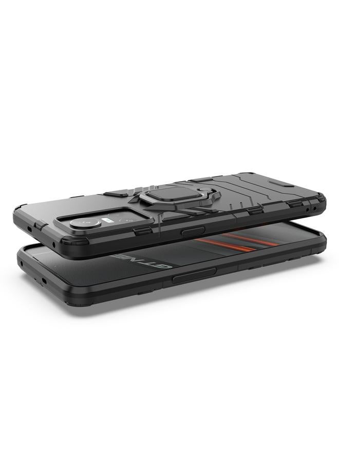 اس-توب جراب هاتف Realme GT Neo3 مقاوم للصدمات من البولي كربونات + جراب هاتف مزود بحامل من مادة TPU - Image 4