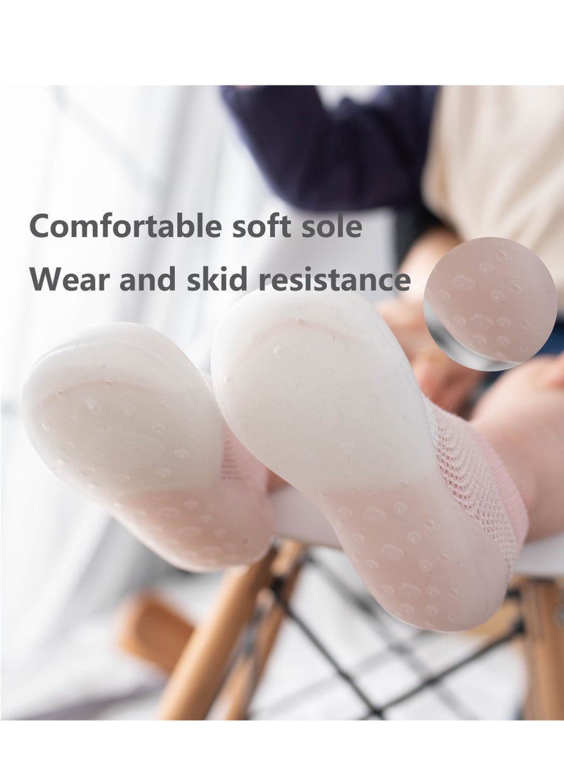 Trainers for Infant Toddler Boys Girls Shoes Breathable Mesh Soft Sole Lightweight Safer Non-Slip Toddler Sneakers Baby First Walking Shoes 6 - 36 Months - Image 4