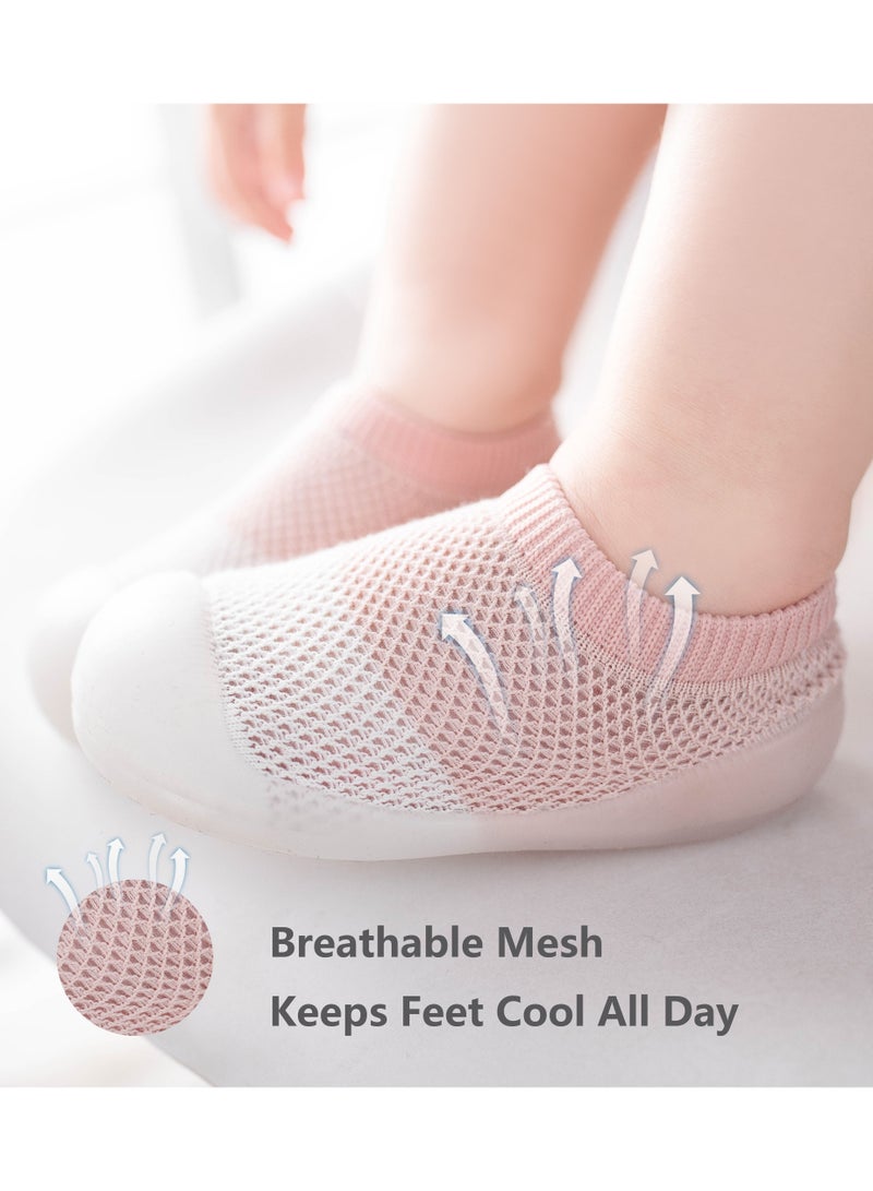 Trainers for Infant Toddler Boys Girls Shoes Breathable Mesh Soft Sole Lightweight Safer Non-Slip Toddler Sneakers Baby First Walking Shoes 6 - 36 Months - Image 5