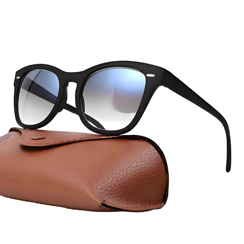 POLICE Men's Cycling Glasses Classic Polarized Lens Sunglasses Black Framed with UV Lenses - Image 1