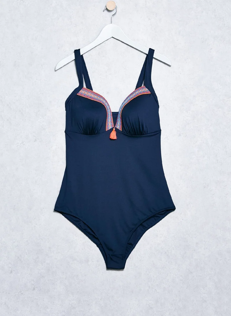 EVANS Embroidered Swimsuit