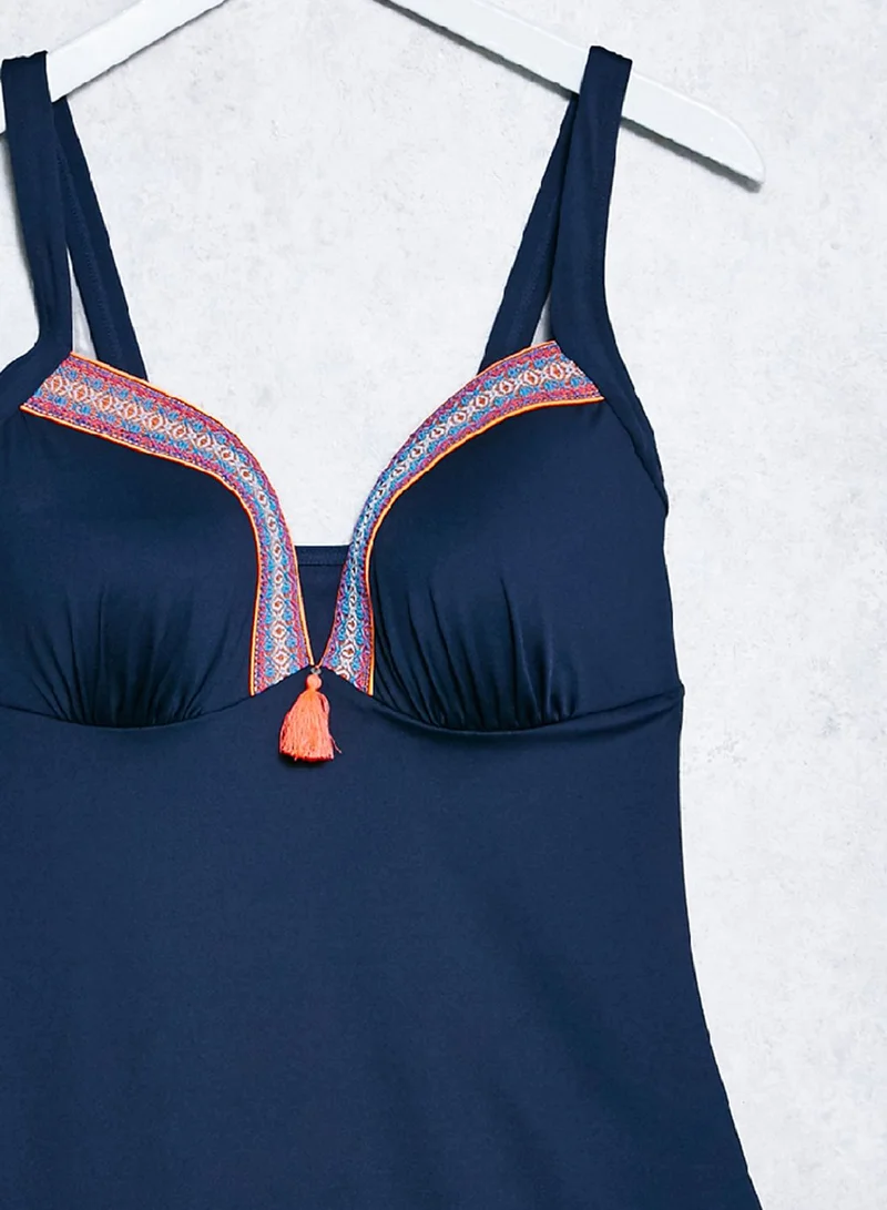 EVANS Embroidered Swimsuit