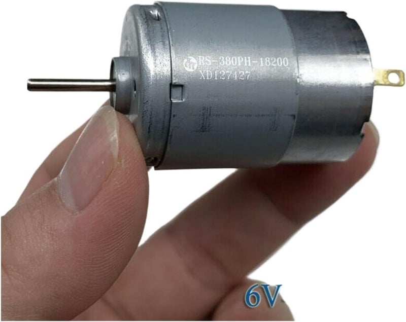 RS-380PH-18200 Carbon Brush Electronic Starter DC 6V- 24V 11190RPM Long Life for Vacuum Cleaner/Printer/fax Machine/Mixer - Image 1