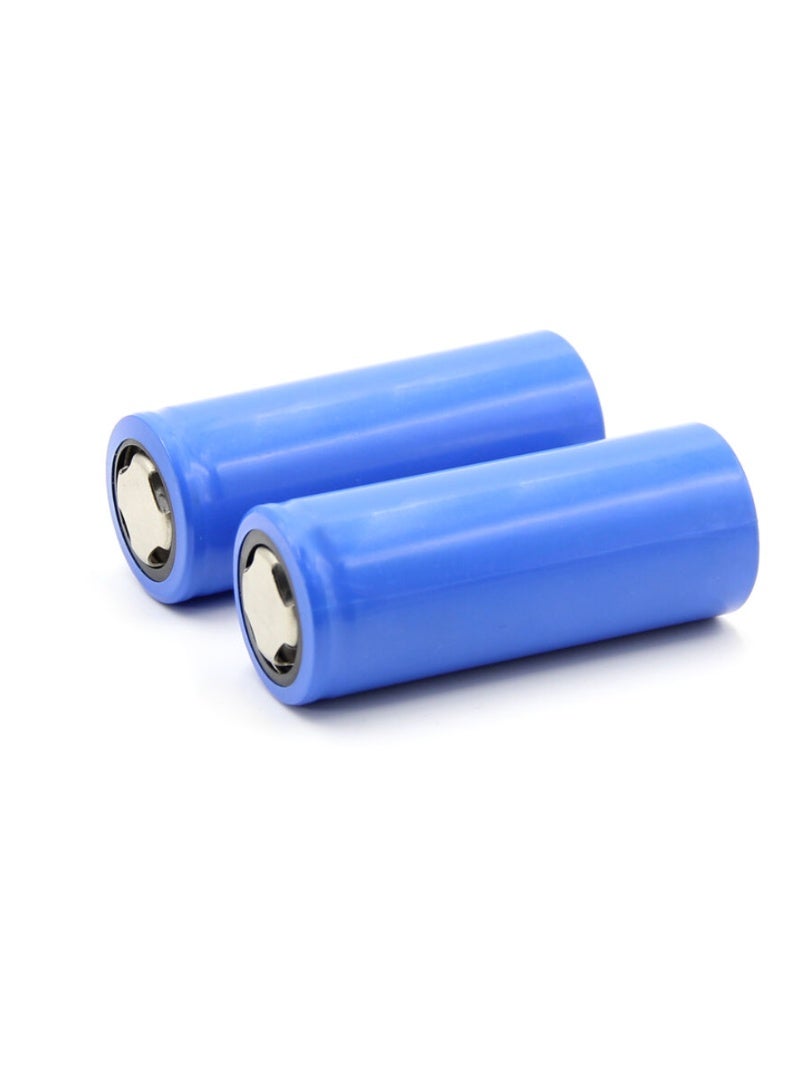 2 Pieces Lithium 26650mah Secondary INR Capacity Cylindrical Battery Power - Image 1