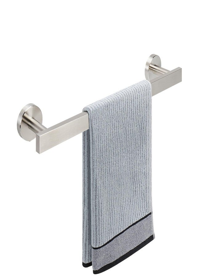 Siyzda Bath Towel Bar, SUS 304 Stainless Steel Towel Rack Holder Wall Mounted, Modern Shower Rod for Bathroom Kitchen Home Decor, 16 Inch (Brushed Nickel) - Image 1