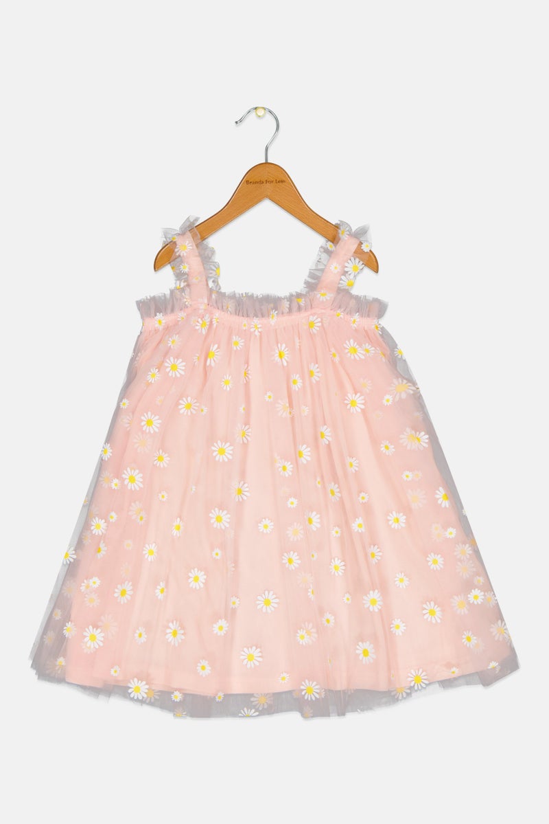 English Laundry Toddlers Girl Floral Print Party Dress, Multicolor - Image 3