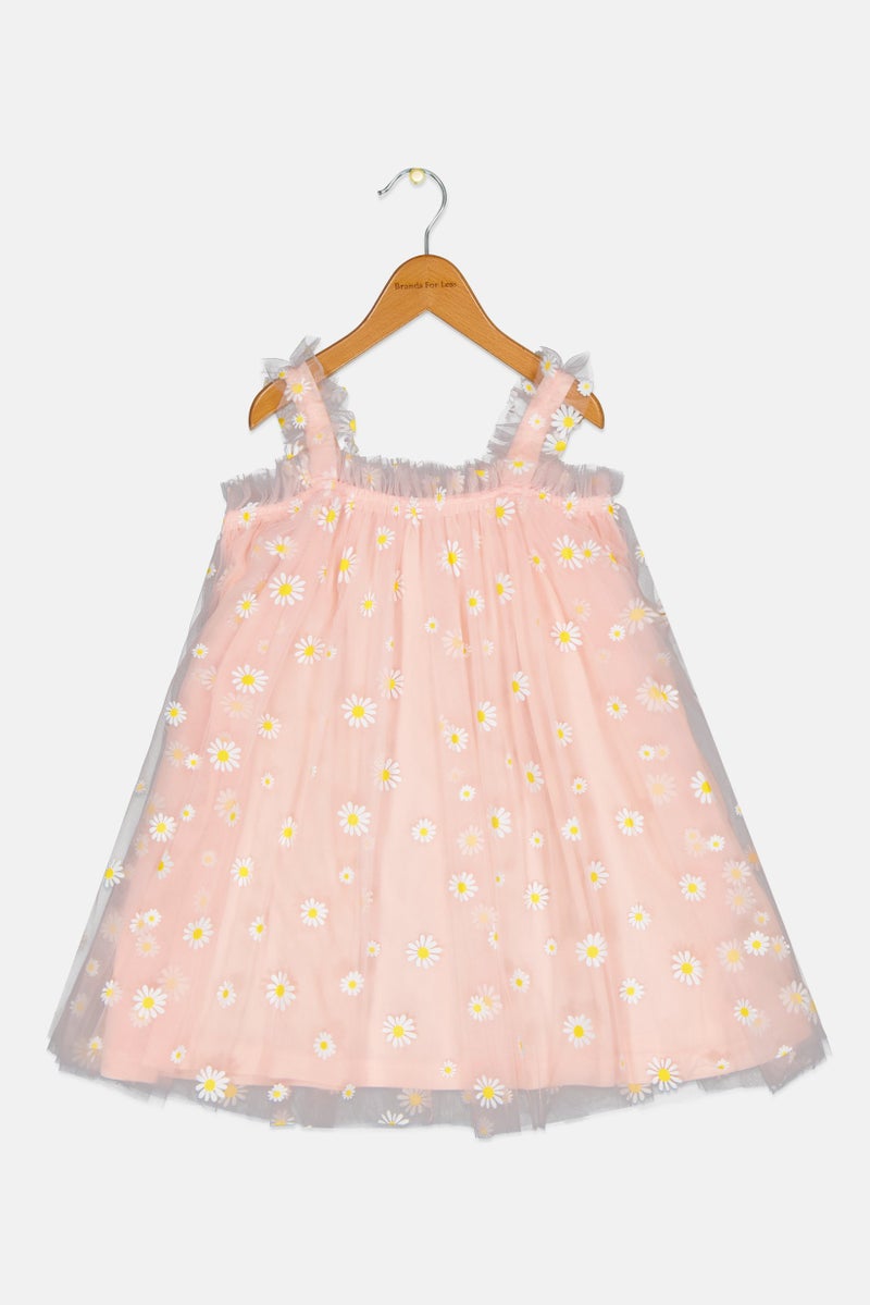 English Laundry Toddlers Girl Floral Print Party Dress, Multicolor - Image 2