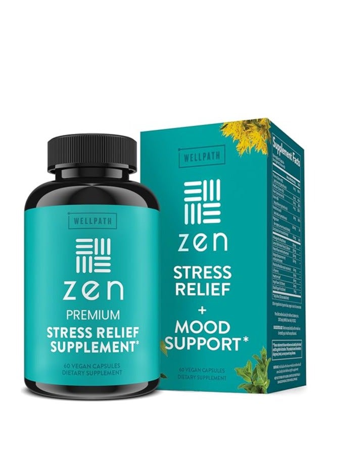 Zen Stress Relief Plus Mood Support 60 Caps