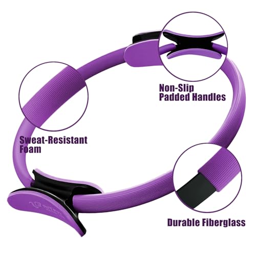 RitFit Pilates Ring Circle - 14 Inch Magic Fitness Circle for Toning Inner & Outer Thighs, Bonus Workout Guide Included - Image 3