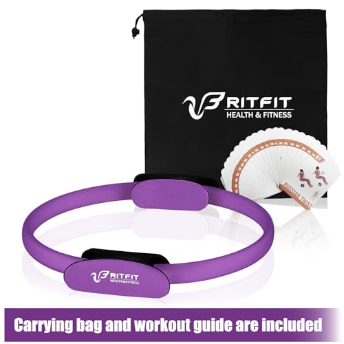 RitFit Pilates Ring Circle - 14 Inch Magic Fitness Circle for Toning Inner & Outer Thighs, Bonus Workout Guide Included - Image 5