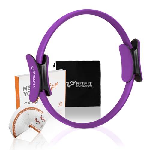 RitFit Pilates Ring Circle - 14 Inch Magic Fitness Circle for Toning Inner & Outer Thighs, Bonus Workout Guide Included - Image 1