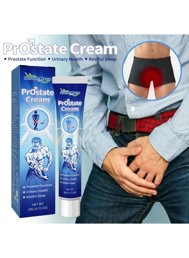 Best Men's Prostate Care Cream (20g) - Natural Herbal Formula, Relieves Discomfort, Improves Frequent Urination, Supports Prostate Health, Men-Specific Care Cream - Image 2