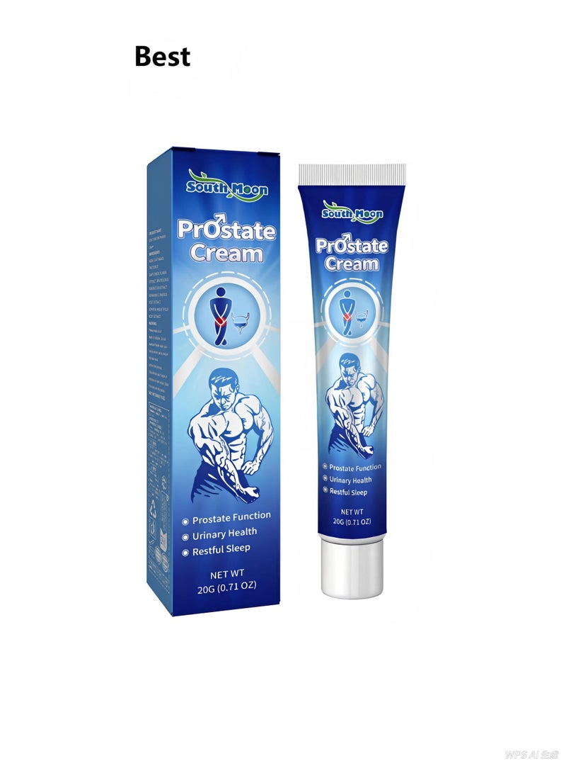 Best Men's Prostate Care Cream (20g) - Natural Herbal Formula, Relieves Discomfort, Improves Frequent Urination, Supports Prostate Health, Men-Specific Care Cream - Image 1