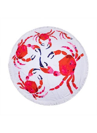 Anemoss Crab Round Beach Towel - pzsku/ZF615A64CB5EF1EDBF87DZ/45/_/1654674880/ac02c76a-d14e-4ca5-8084-dff443ebb237