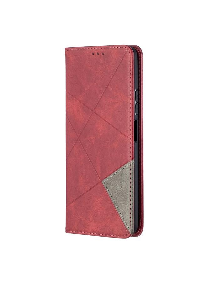 اس-توب جراب لهاتف Huawei P smart 2021 / Y7a جراب جلدي أفقي مغناطيسي غير مرئي مع حامل وفتحات للبطاقات وإطار للصور - Image 2