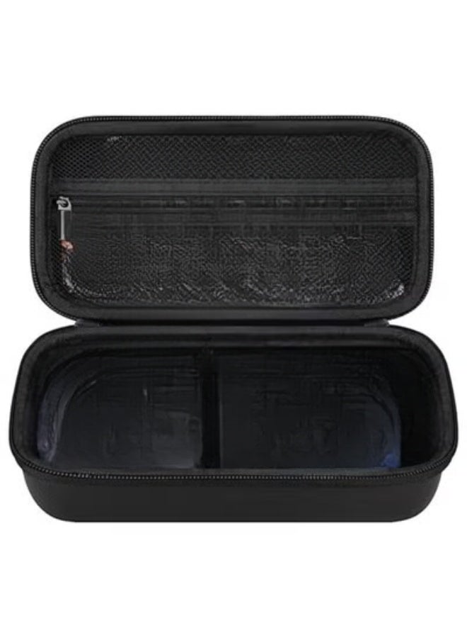 شنطة سفر صلبة لجهاز الاستنشاق المحمول – حقيبة عملية باليد مع جيب شبكي للأدوية والإكسسوارات – خفيفة ومتينة (الحافظة فقط)