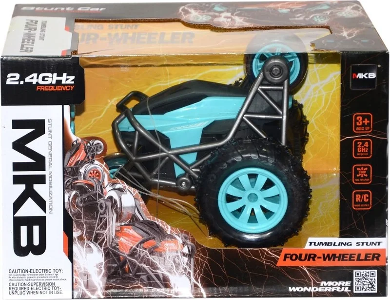 فارديم اوينجاك Vardem Toys MKB-5588-617 Controlled Rechargeable Four Wheeler Stunt Car