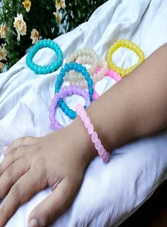 MPK Perfect (Beads Bracelets and Mala with mini Golden Net Potli Combo in 1 Set/Return Gift for Birthday/Kanya pujan Gift/Kanjak/Navratri Return Gifts Pack of 6set - Image 4