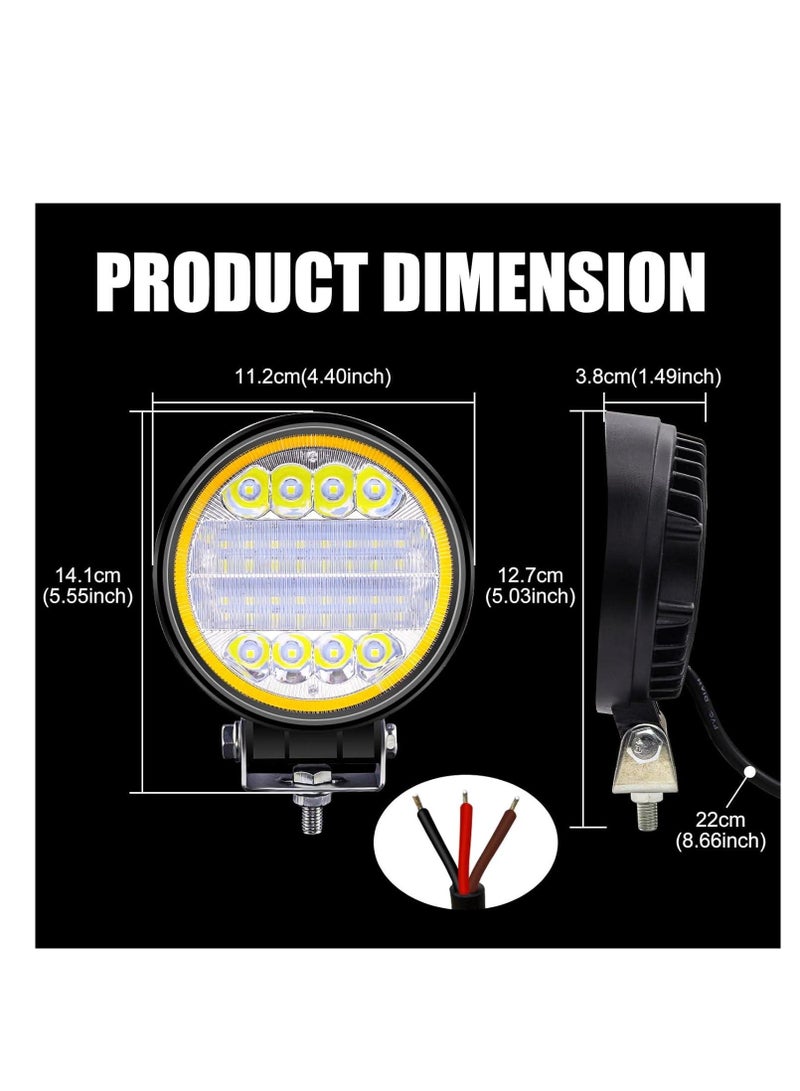 1 قطعة 1 قطعة محرك ضوء LED محرك محرك LED أبيض قوي 6000K 10-30V عدسة قوية - Image 2