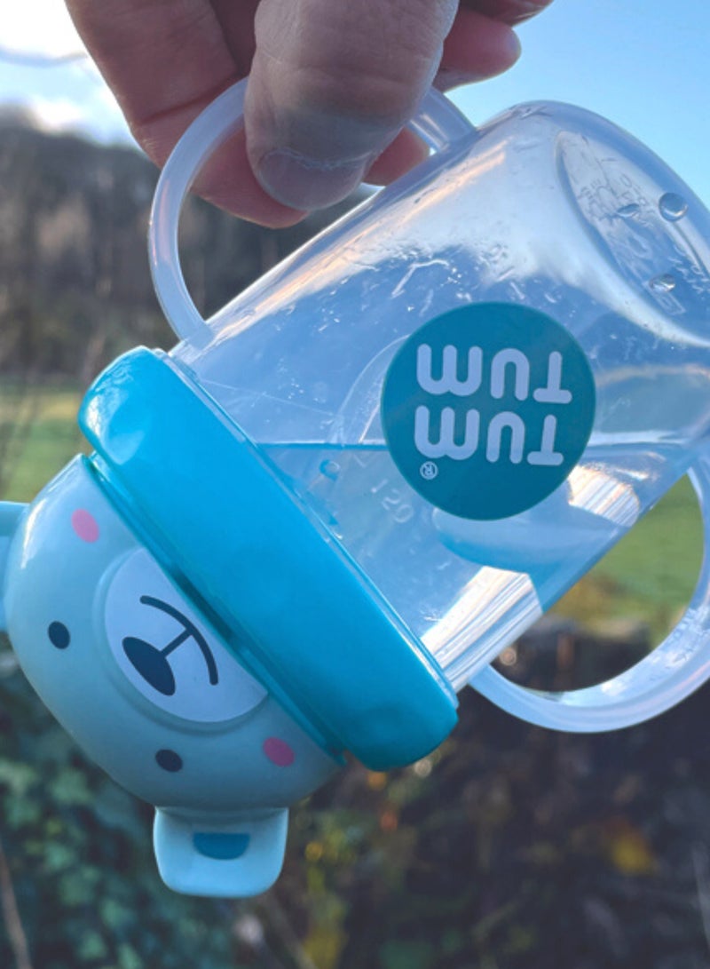 TUM TUM Tippy Up Free Flow Sippy Cup (No Valve), Sippy Cup for Toddlers, BPA Free (Boris Bear 200ml) - Image 4