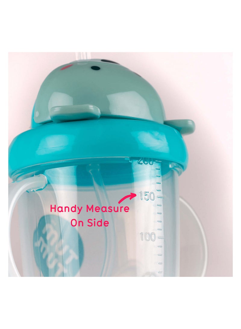 TUM TUM Tippy Up Free Flow Sippy Cup (No Valve), Sippy Cup for Toddlers, BPA Free (Boris Bear 200ml) - Image 3