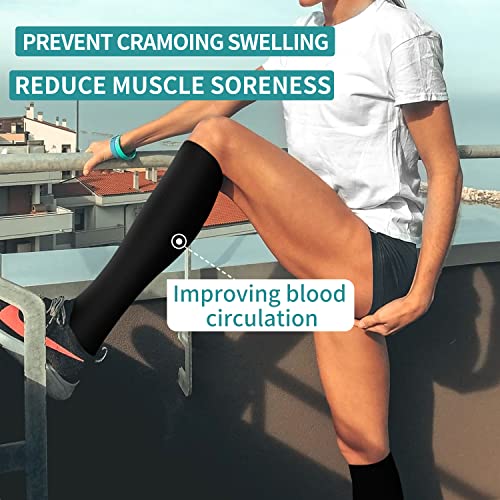 Laite Hebe Compression Socks for Women & Men Circulation(6 pairs)-Graduated Supports Socks for Running, Athletic Sports - Image 4