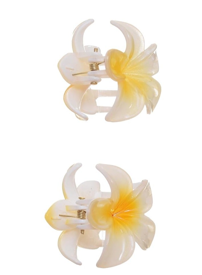 Generic Plastic Clip Tuk Set With Two Piece Rose Design