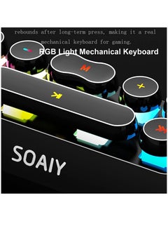 SOAIY SH19S high-power RGB gaming bluetooth speaker bar LED lighting game super bass gaming computer speaker  - Image 2