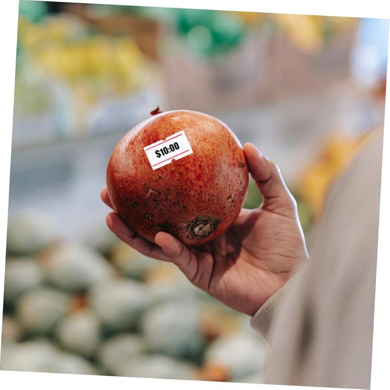 Self Adhesive Price Label Stickers 10 Rolls Superior Adhesion Crisp Printing for Retail Stores - Image 2