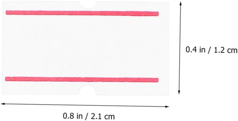 Self Adhesive Price Label Stickers 10 Rolls Superior Adhesion Crisp Printing for Retail Stores - Image 3