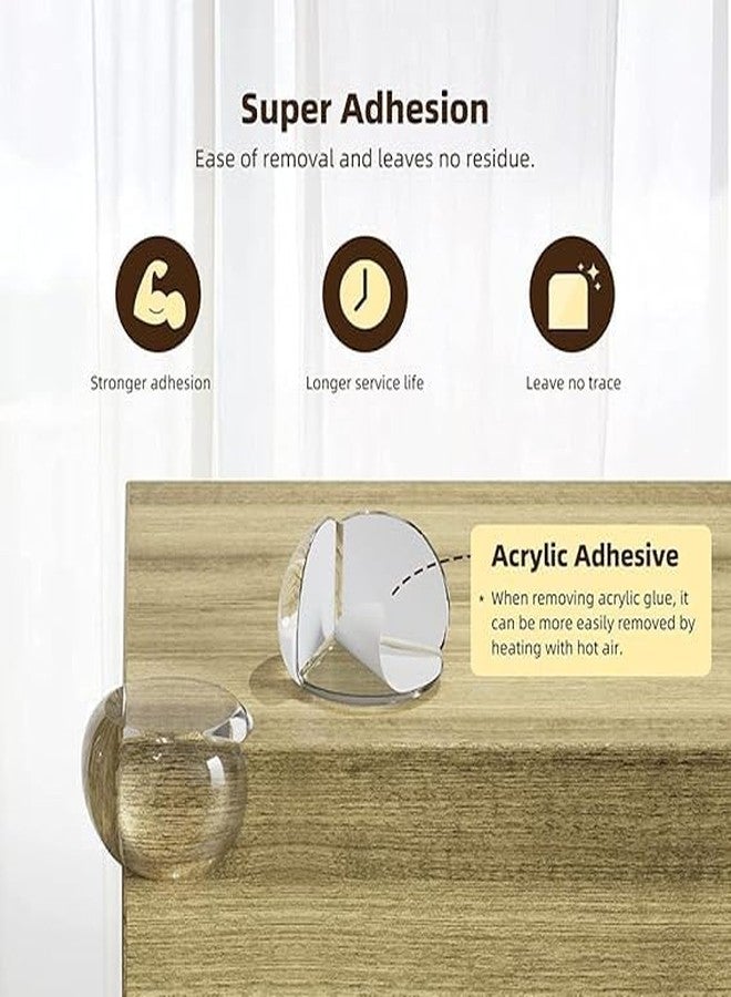NANDRAJ Round Shape Baby Safety Protection Corner (4 pcs) - Image 5