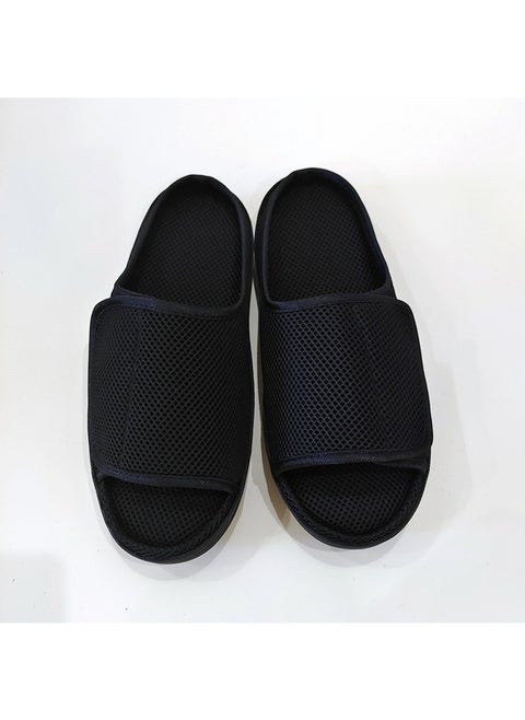 Diabetic Shoes, Extra Wide Width Open Toe Sandals, Adjustable Arthritis Edema Slippers for Elderly