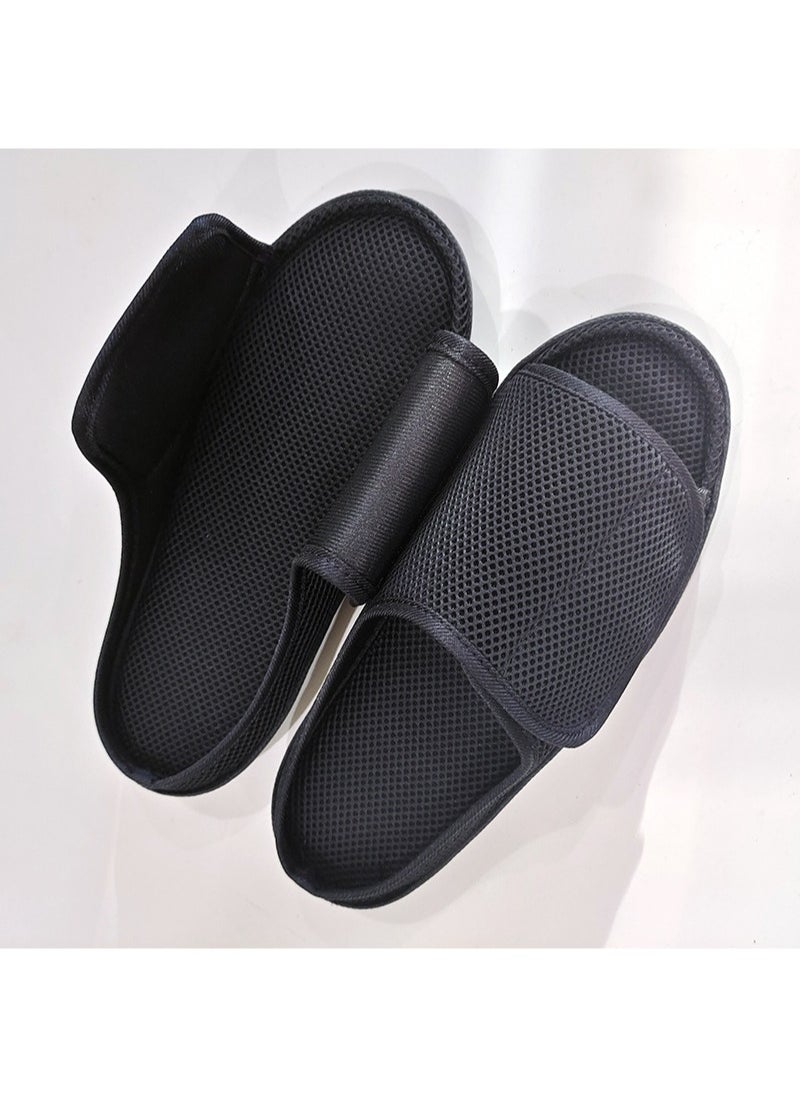 Aikanbo Diabetic Shoes, Extra Wide Width Open Toe Sandals, Adjustable Arthritis Edema Slippers for Elderly  - Image 3