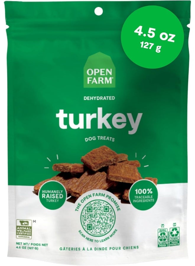 Open Farm Dehydrated Turkey Dog Treats - 4.5oz/127 g - Image 1