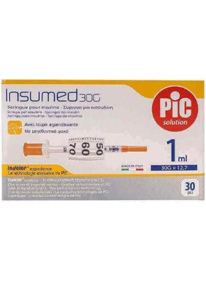 PIC INSULIN SYRINGE 1M