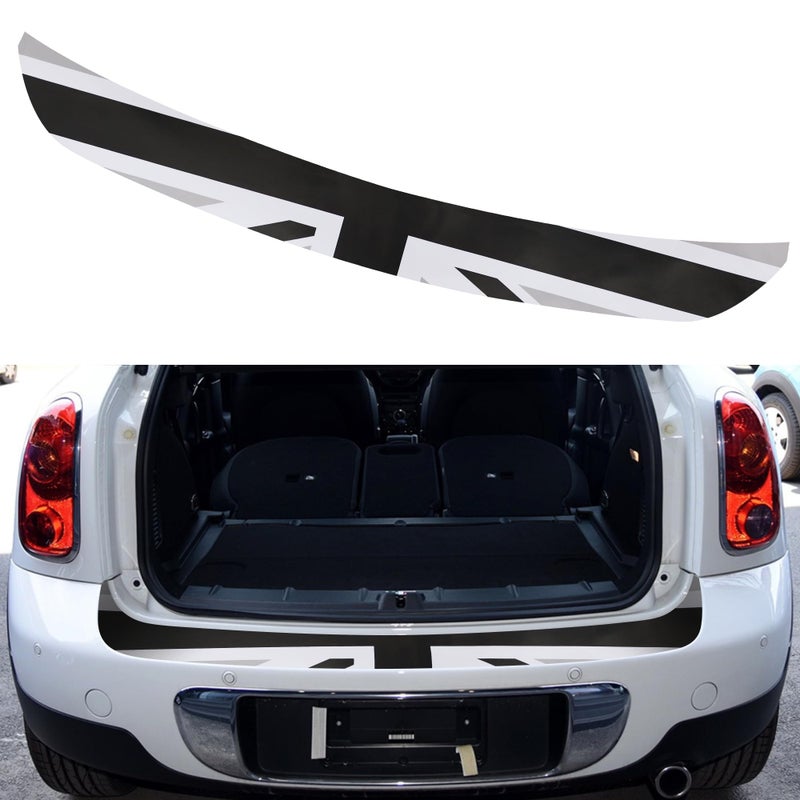 حامي الصدام الخلفي TOMALL متوافق مع ميني كوبر R60 شريط مضاد للتصادم حافة صندوق السيارة واقي باب السيارة ملحقات خارجية للسيارة علم رمادي