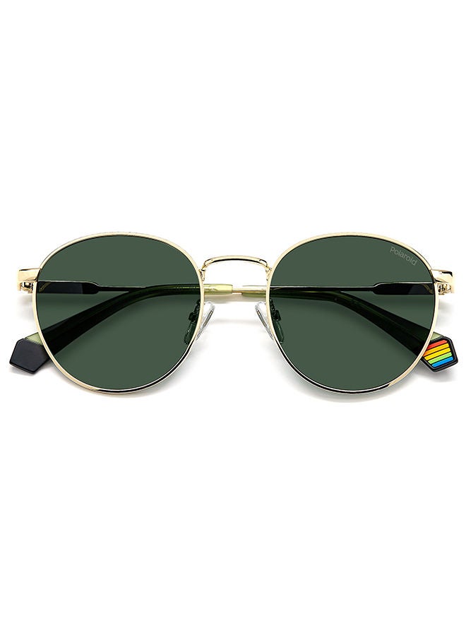 Polaroid Unisex Round Sunglasses PLD 6171/S  GOLD 51 - Image 4