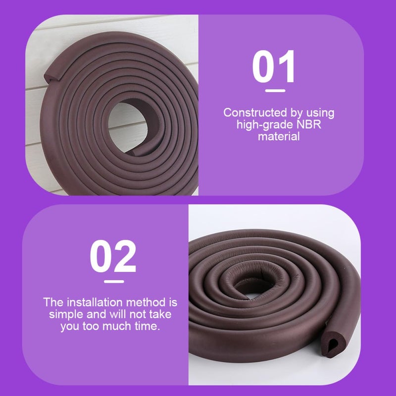 L Shaped Soft Foam Furniture Corner Protector Edge Cushion 2 Meters Safety Guard Strip - Image 5