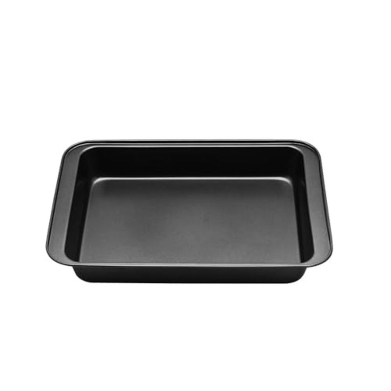 Aluminum Non-Stick Deep Tray for baking and roasting, black, durable non-stick coating, 32 cm x 22 cm x 4 cm - Image 5
