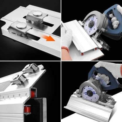 YARAENTERPRISE 45 Degree Portable Ceramic Tiles Marble Wood Chamfering Device 45 degree Chamfering Device Cutting Granite Tiles and Wood Cutting  - Image 3