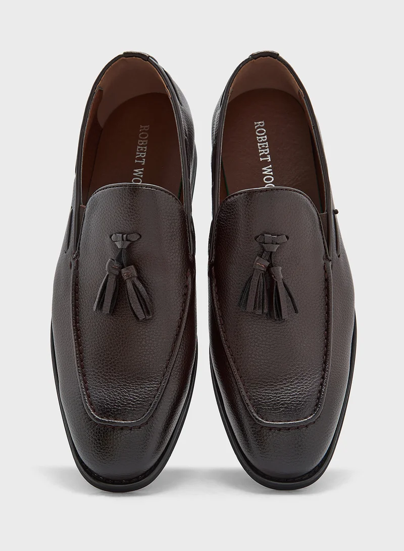 Robert Wood Tassel Detail Loafers