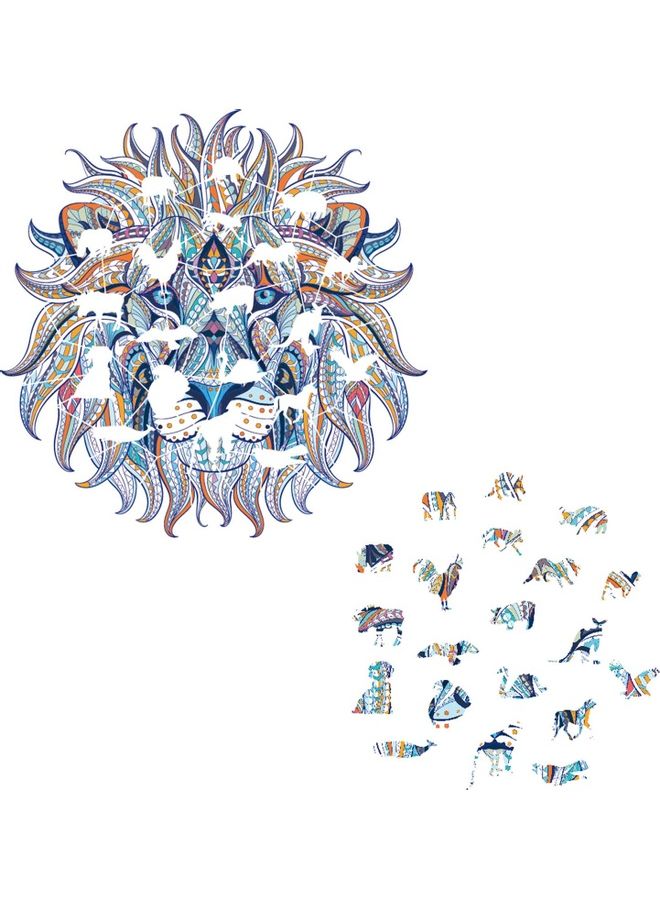 180 Piece- Jigsaw Puzzle Animal Shapes 20 x 4 x 18cm  - Image 3