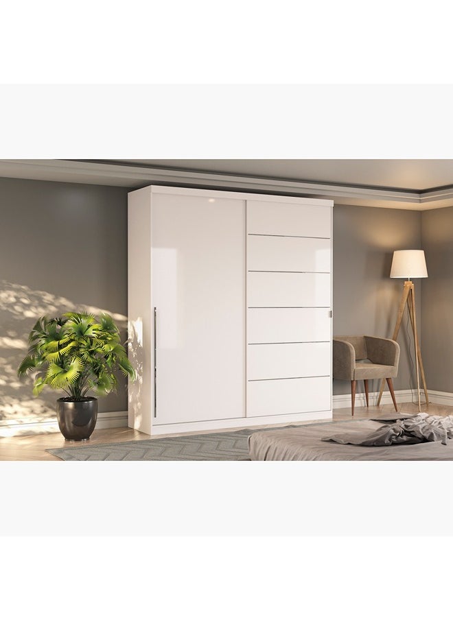 Londrina Sliding Door Wardrobe 224 x 203cm 