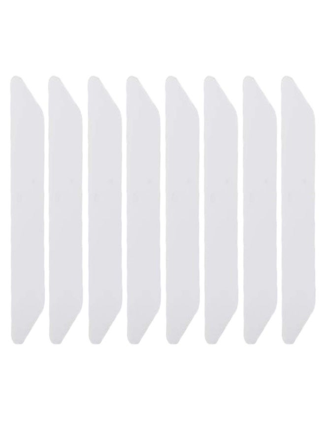 NIBEMINENT 8-Piece Anti-Slip Carpet Gripper Set White 180 x 30mm - Image 1