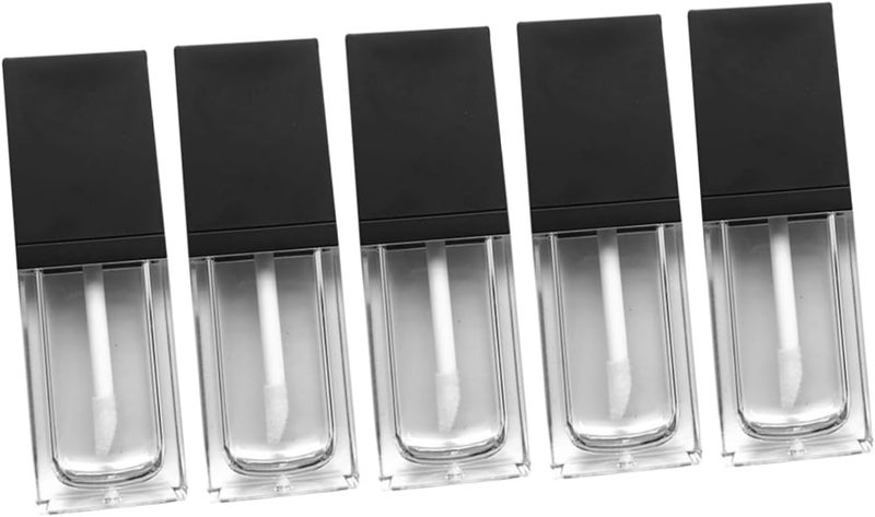 NOLITOY 5pcs Empty Lip Gloss Bottles for Essence Holographic Lip Tint Portable Travel - Image 1