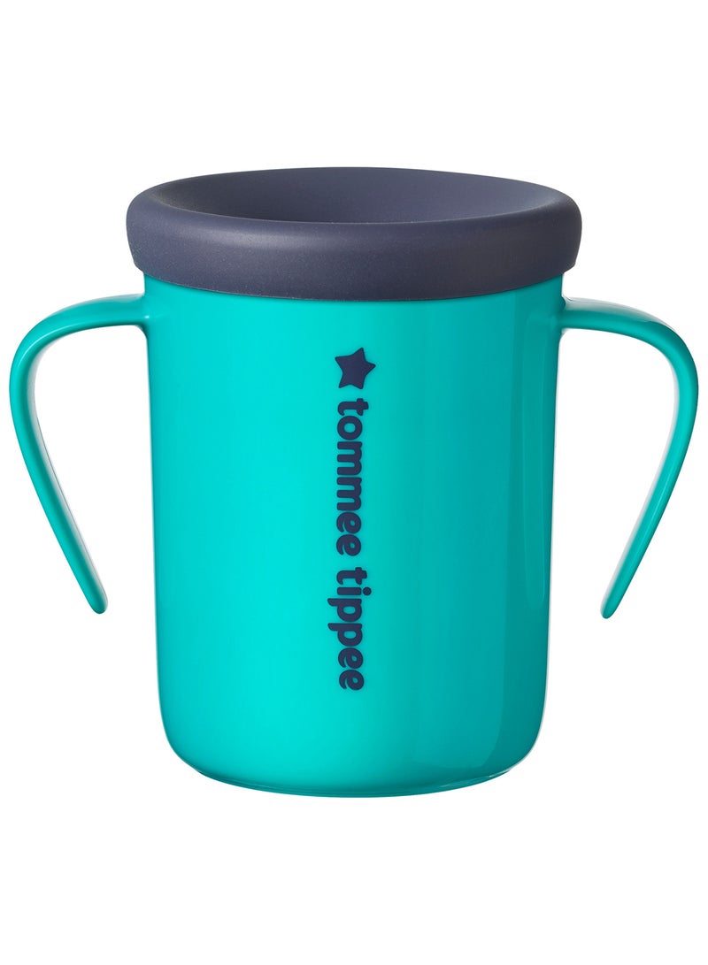tommee tippee Easiflow 360 Lip Activated Trainer Cup With Easy-Grip Handles Leak-Proof Dentist Recommended 200 ml, 6 Months+  - Assorted - Image 2