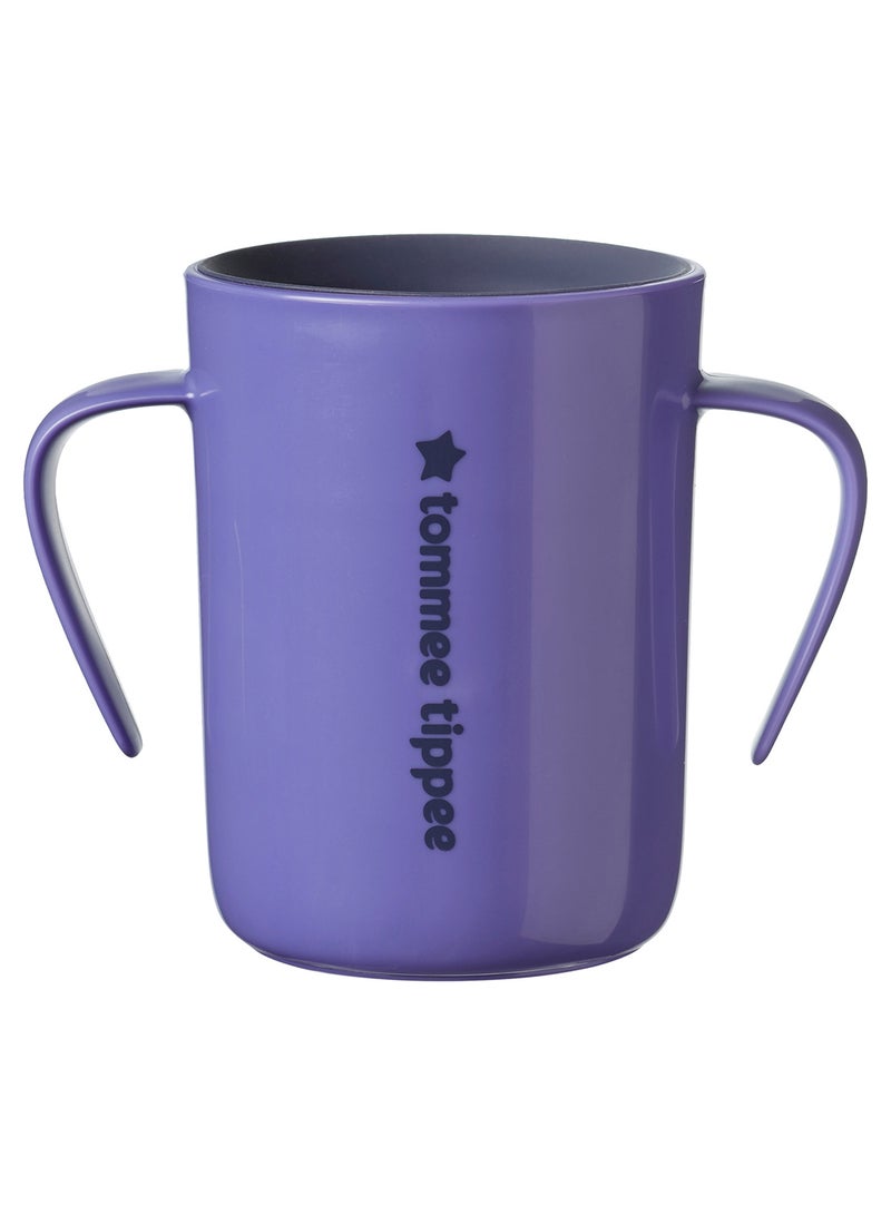 tommee tippee Easiflow 360 Lip Activated Trainer Cup With Easy-Grip Handles Leak-Proof Dentist Recommended 200 ml, 6 Months+  - Assorted - Image 3