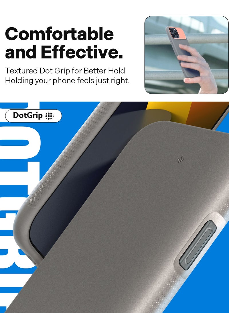 Caseology Nano Pop Mag Kickstand iPhone 16 Pro MAX MagSafe Case Cover Mil Grade - Papaya Gray - Image 4