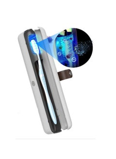 SYOSI Portable UV Toothbrush Sanitizer Travel Case, Rechargeable Sterilizer Box for Electric and Manual Toothbrush Heads, Cycle Cleaner Holder, Compact and Hygienic (1 Pack)  - Image 3